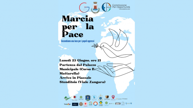 Castellammare, il 23 giugno la marcia per la pace 