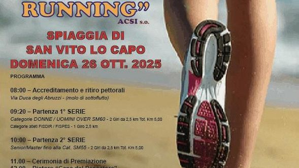 ​San Vito Lo Capo, al via la terza edizione del “Mondiale beach running – Trofeo zero barriere”