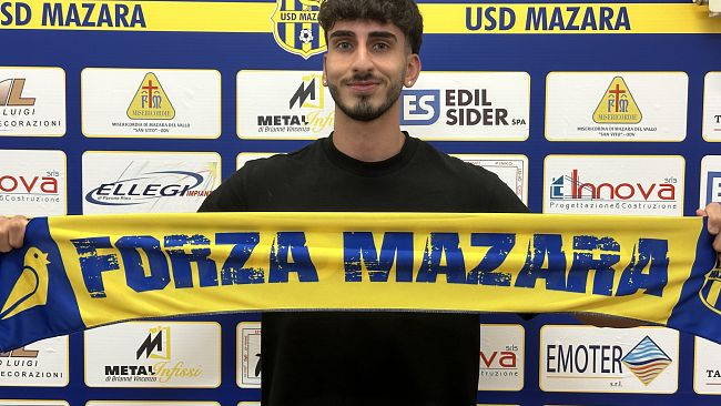 Mazara Calcio, in gialloblu il terzino Mario Leonardo Cannia