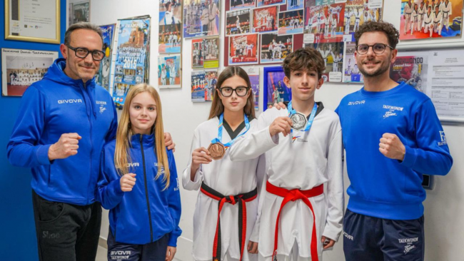Mazara, ottimi risultati per l'ASD Taekwondo 2000 a Roma: argento per Flavio Adamo e bronzo per Noemi Mezzapelle