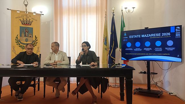 Conferenza stampa di presentazione dell'Estate Mazarese 2026. Rivedi la nostra diretta 