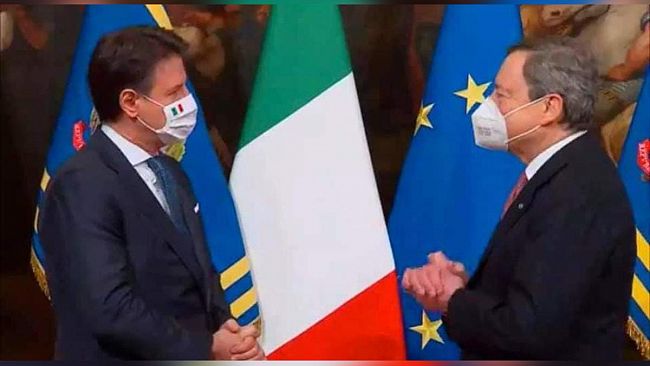 VIDEO – Il Governo Draghi ha giurato. Applausi per il Premier uscente Giuseppe Conte