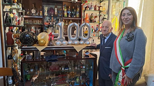 Erice, il signor Antonino Mineo compie 100 anni