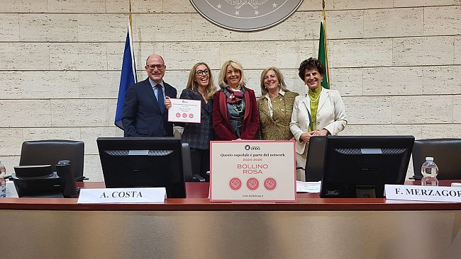 Asp Trapani, Fondazione Onda assegna 3 Bollini Rosa all’ospedale Sant’Antonio Abate   