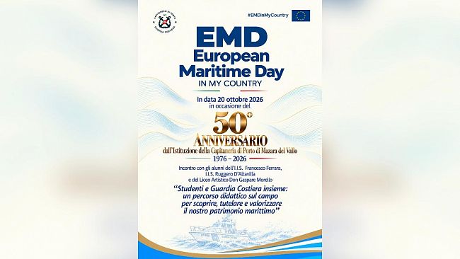 Mazara, ”European Maritime Day in My Country”: Capitaneria e studenti protagonisti della Giornata Europea del Mare