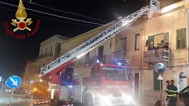 I vigili del Fuoco di Trapani hanno effettuato un trasferimento in ospedale di una persona affetta da obesità