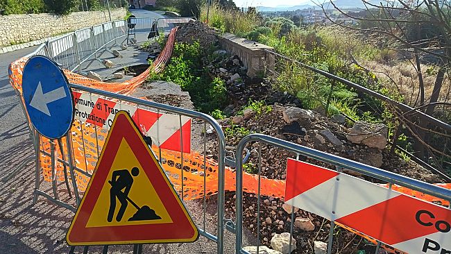 ​Erice, diffida al Comune di Trapani: “Urge mettere in sicurezza e finire i lavori in via Clemente”