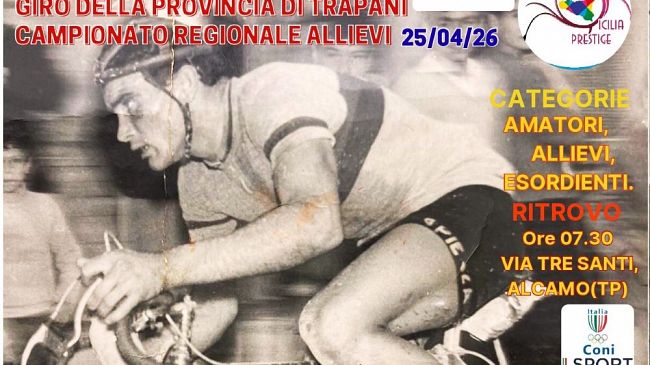 Ciclismo, sabato ad Alcamo il secondo memorial Totò Longo