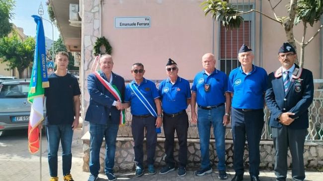 Partinico, una via intitolata all'eroe di guerra Emanuele Ferrara