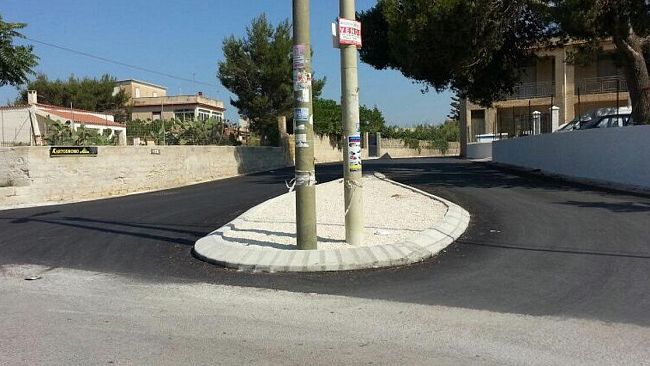 CASTELVETRANO – Completati i lavori per la rotonda a Triscina di Selinunte