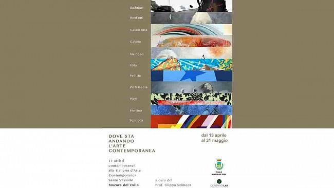 Mazara, “Dove sta andando l’arte contemporanea”: mostra pittorica nella Galleria ‘Santo Vassallo’