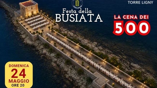 “La Cena dei 500” e l’annullo filatelico speciale: gran finale della Festa della Busiata alla Torre di Ligny