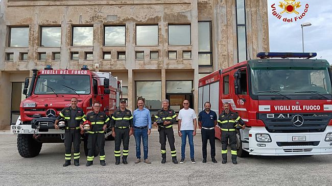 Custonaci, attivato un distaccamento dei Vigili del Fuoco