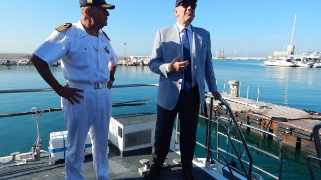 Il Sottosegretario con delega alla pesca in visita alla Capitaneria di Trapani