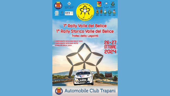 Nasce il rally Valle del Belice: due giorni di gare tra adrenalina, rovine e bellezze 