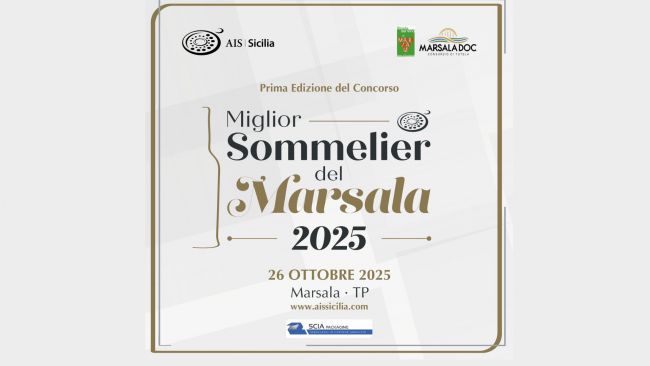​Ais Sicilia, al via la prima edizione  del concorso “Miglior sommelier del Marsala”