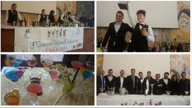 Enodamiani. 2^ Giornata. Oggi  il 5° Concorso Original Cocktail “Eno-Damiani”.