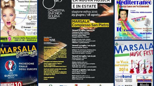 Marsala. Spettacoli estivi: la Giunta delibera la compartecipazione ad alcuni eventi