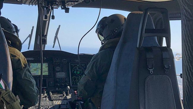 Disperso sull’isola di Lampedusa, intervengono Aeronautica Militare e Vigili del Fuoco
