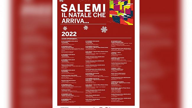 Salemi, il Natale che arriva...'