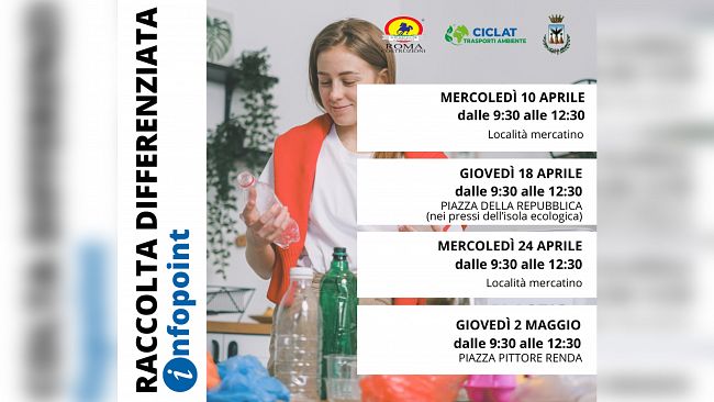 Alcamo, 4 appuntamenti con gli infopoint per la sensibilizzazione al rispetto dell’ ambiente 