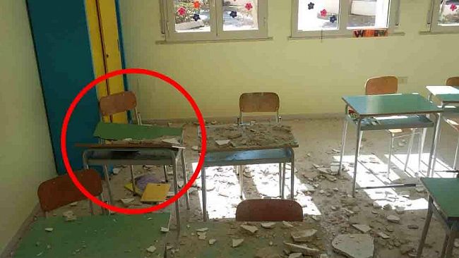 Marsala, crollo soffitto scuola elementare Aldo Rodriquez: il preside minimizza, nota M5S