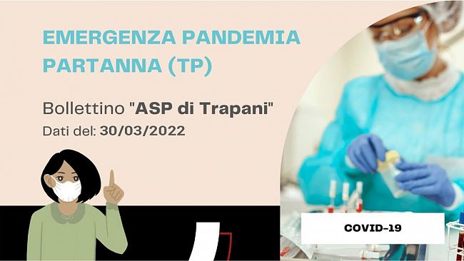 Bollettino ASP del 30 marzo 2022, continua il calo dei positivi in città