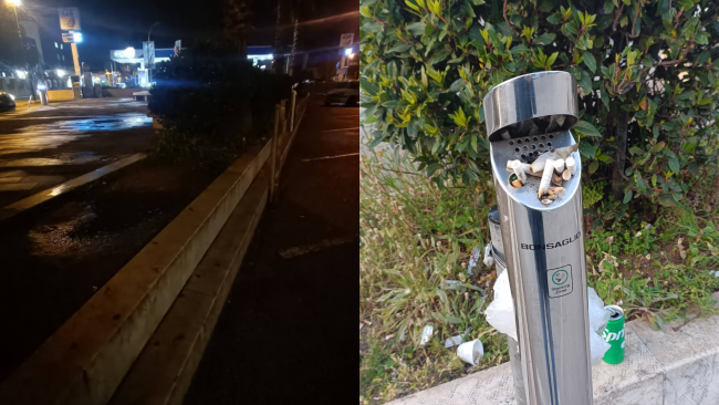 Mazara, fermata dell'autobus di via Casa Santa tra scarsa illuminazione e rifiuti: le segnalazioni dei cittadini 