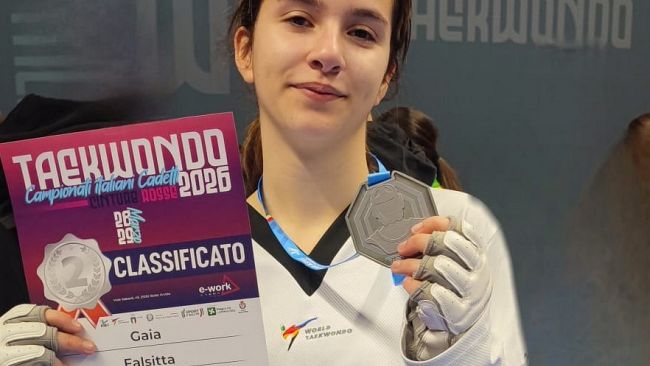 TAEGYM ACADEMY: la castelvetranese Gaia Falsitta e Davide Dilluvio conquistano il podio ai Campionati italiani