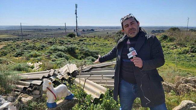 VIDEO – Mazara, cumuli di eternit intorno a Borgata Costiera