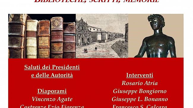 Castelvetrano degli Umanisti Biblioteche, scritti, memorie. Convegno di Studi al Circolo della Gioventù