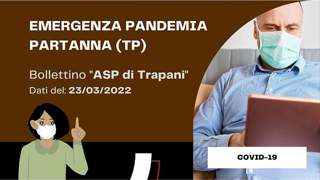 Bollettino Asp del 23 marzo 2022, risalita dei casi in città