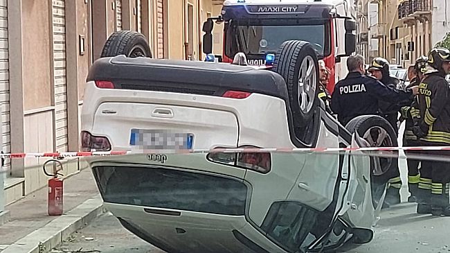 Erice, scontro tra due Jeep: coinvolta intera famiglia 