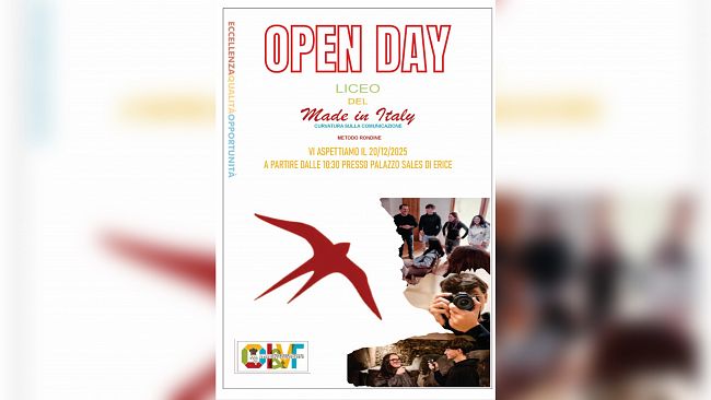 Erice, l'Istituto “Florio” apre le porte agli studenti e alle loro famiglie per l’Open Day