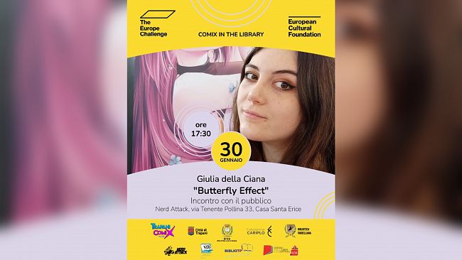 ​Trapani, rassegna “Comix in the Library”: protagonista del prossimo incontro Giulia Della Ciana, in arte Myu
