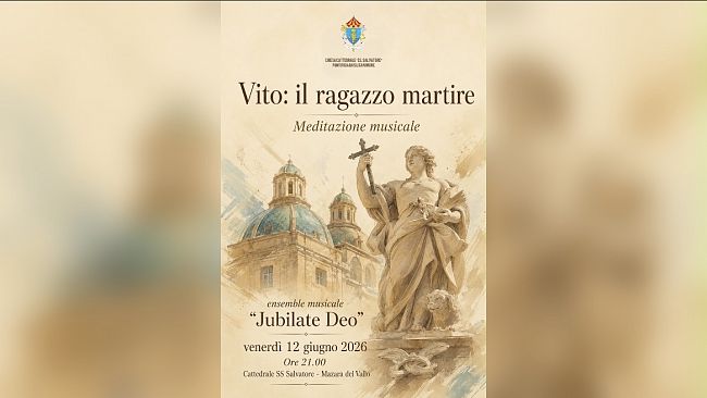 Cattedrale Mazara, venerdì 12 giugno concerto “Vito: il ragazzo martire”