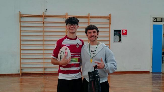 Il Trapani Rugby consegna alla scuola Ciaccio Montalto i kit per il progetto Scuola Attiva Junior