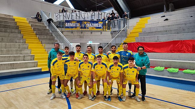 Futsal Mazara fa poker ad Acri e centra la terza vittoria consecutiva e vetta della classifica  