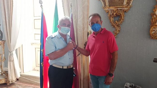 Il Comandante Mario Bosco va in pensione