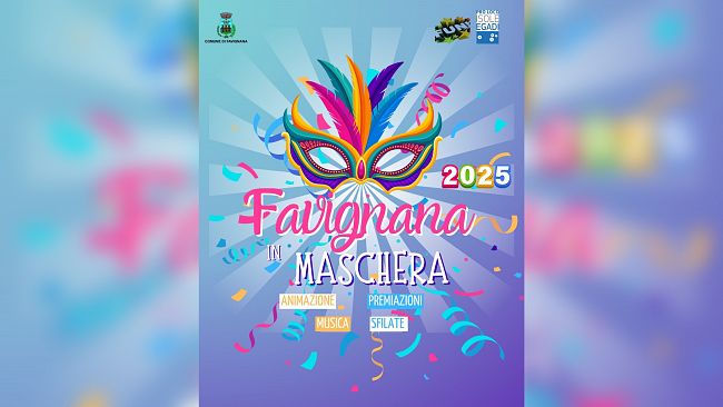 Favignana in Maschera 2025: il Carnevale torna con quattro giorni di festa