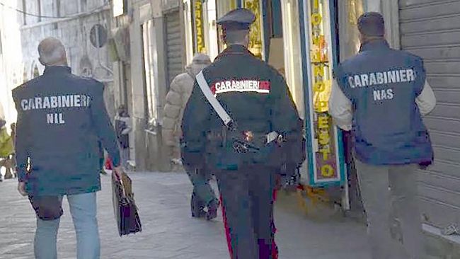 Trapani, blitz dei Carabinieri in un ristorante: maxi sanzione e attività sospesa