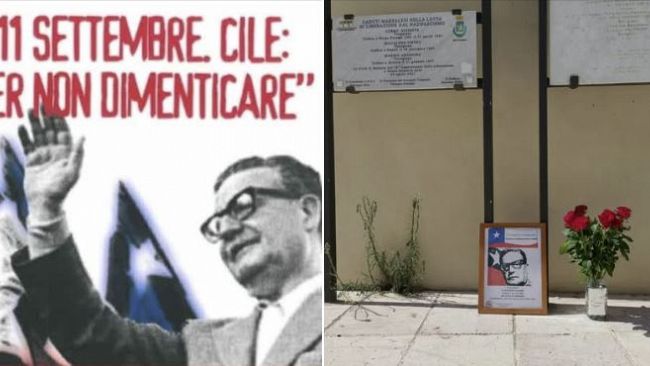 Marsala, Rifondazione Comunista ricorda il golpe in Cile del 1973: rose rosse deposte al monumento ai partigiani 