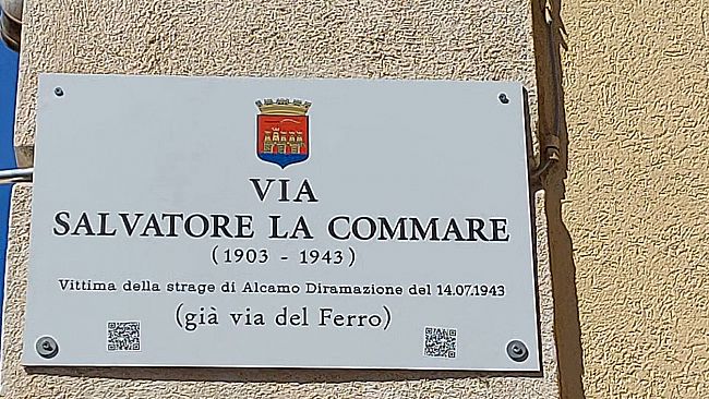 Trapani, intitolata una via a Salvatore La Commare, vittima innocente della strage di Alcamo 