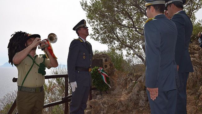 Cerimonia di commemorazione del 70° Anniversario dell’uccisione del Finanziere Vincenzo Mazzarella, Medaglia d’Argento al Valor Militare