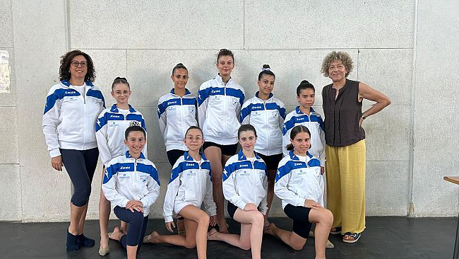Campobello, ottimi risultati per le atlete dello Sporting club ai Campionati Nazionali di ritmica 
