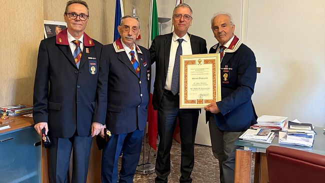 ​Trapani, il Questore diventa socio onorario dell’Anps