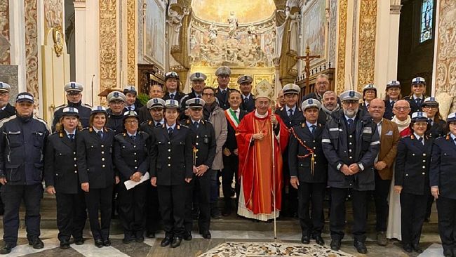 Mazara, celebrata la ricorrenza del Santo Patrono della Polizia Municipale 