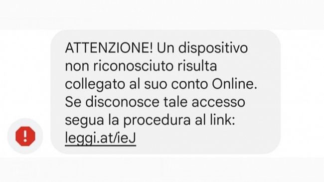 Attenzione alla nuova truffa via SMS