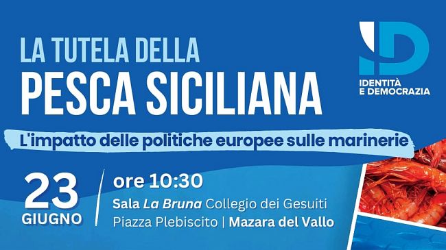 Mazara, il 23 giugno incontro “La Tutela della pesca siciliana” con l’eurodeputata Tardino