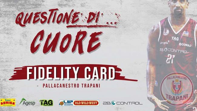 Pallacanestro Trapani, nasce la fidelity card per sostenere il club granata